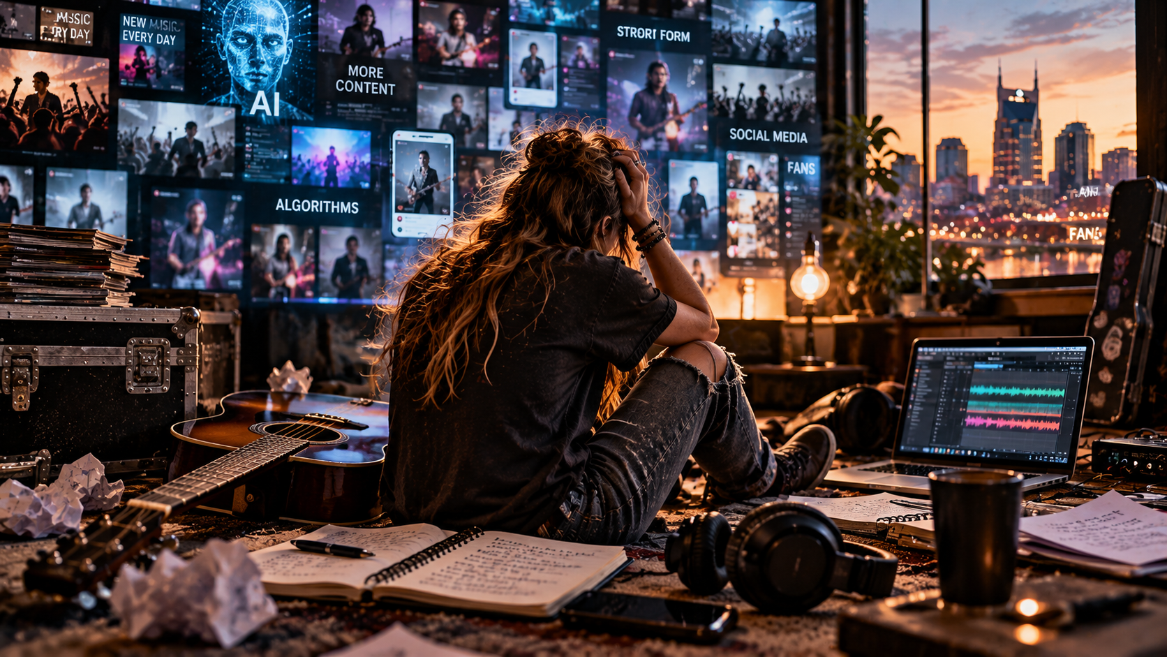 Independent artist navigating the challenges of streaming, social media, AI and building a sustainable music career.