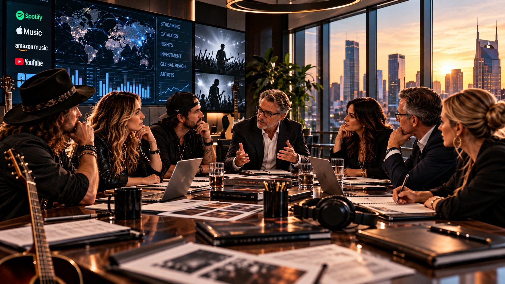 Independent artist performing for an engaged audience as streaming platforms and direct fan relationships reshape control in the music business.